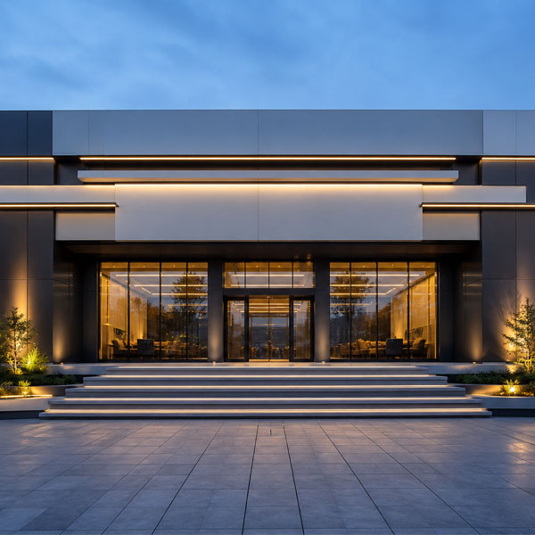 نورپردازی نمای کامپوزیت