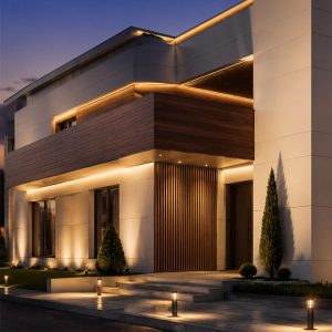 نورپردازی نمای کامپوزیت